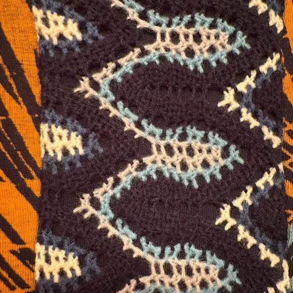 Custo Barcelona Multicolor Long Sleeve Patterned Dress. Size 2. S/M - Picture 5 of 6